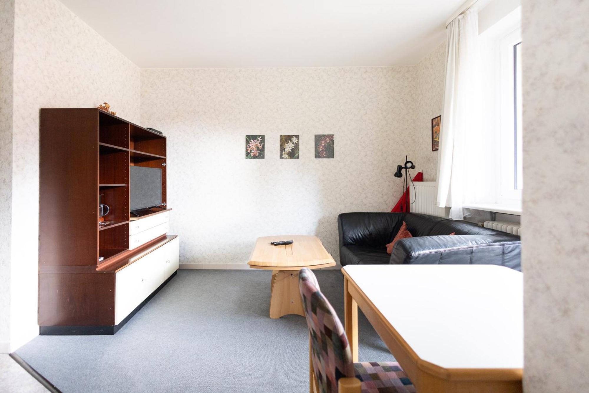 Apartmenthaus Am Waldrand- Kueche - Fruehstueck - Balkon ヴィルデマン エクステリア 写真