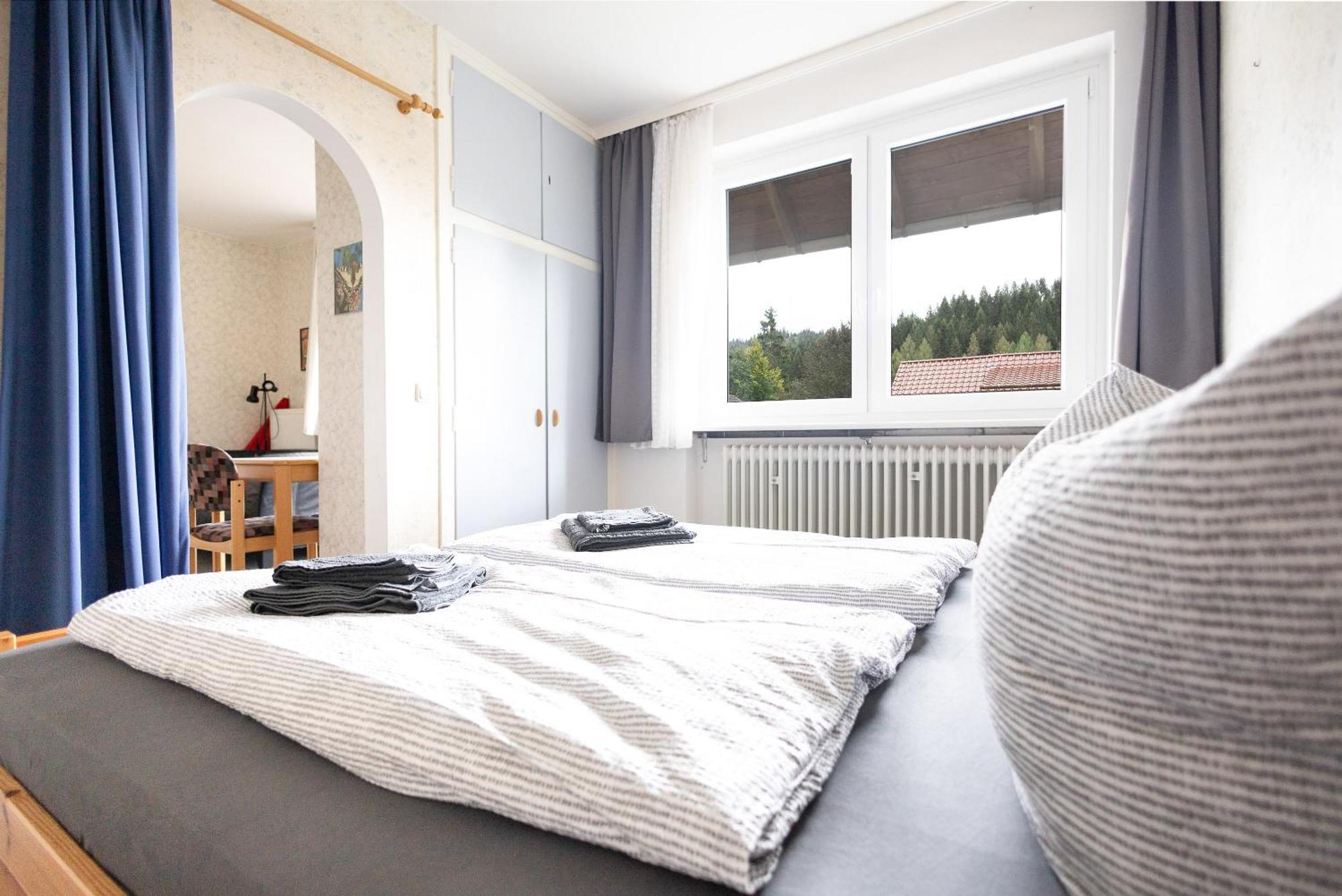 Apartmenthaus Am Waldrand- Kueche - Fruehstueck - Balkon ヴィルデマン エクステリア 写真