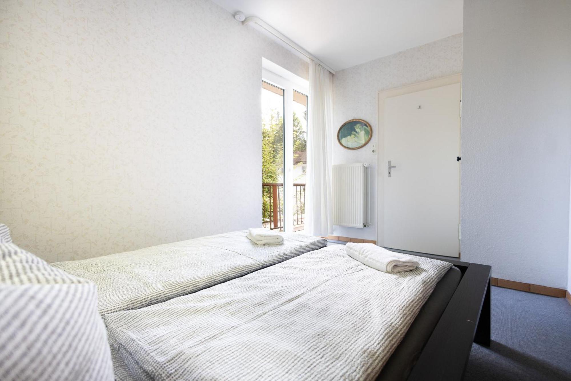 Apartmenthaus Am Waldrand- Kueche - Fruehstueck - Balkon ヴィルデマン エクステリア 写真