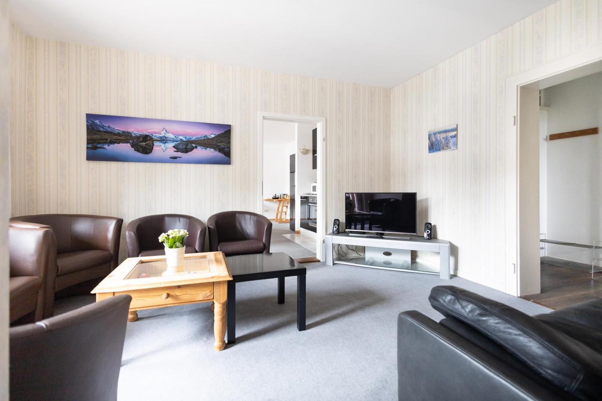 Apartmenthaus Am Waldrand- Kueche - Fruehstueck - Balkon ヴィルデマン エクステリア 写真