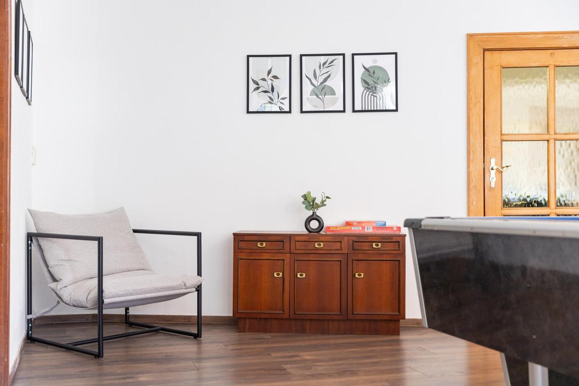 Apartmenthaus Am Waldrand- Kueche - Fruehstueck - Balkon ヴィルデマン エクステリア 写真